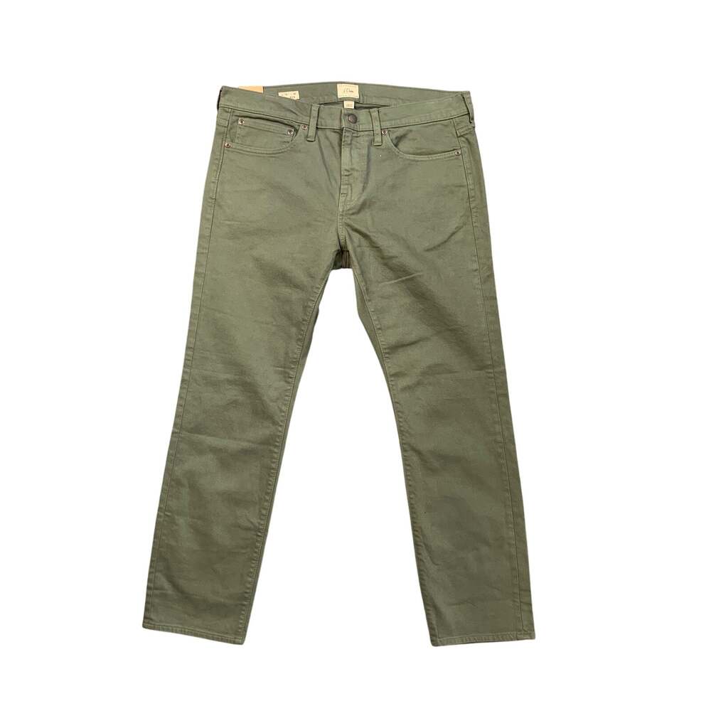 J Crew Pants Men 34 Ivy 484 Stretch Slim Fit Garment Dyed Kurabo Japanese Fabric
